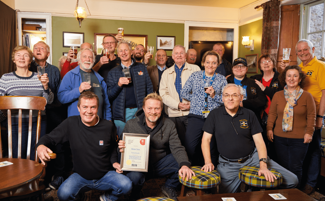 CAMRA members in New Inn