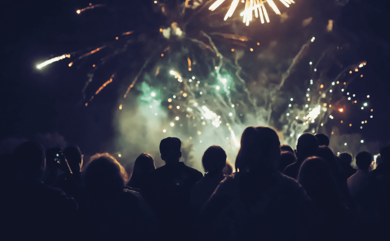 Fireworks at New Years